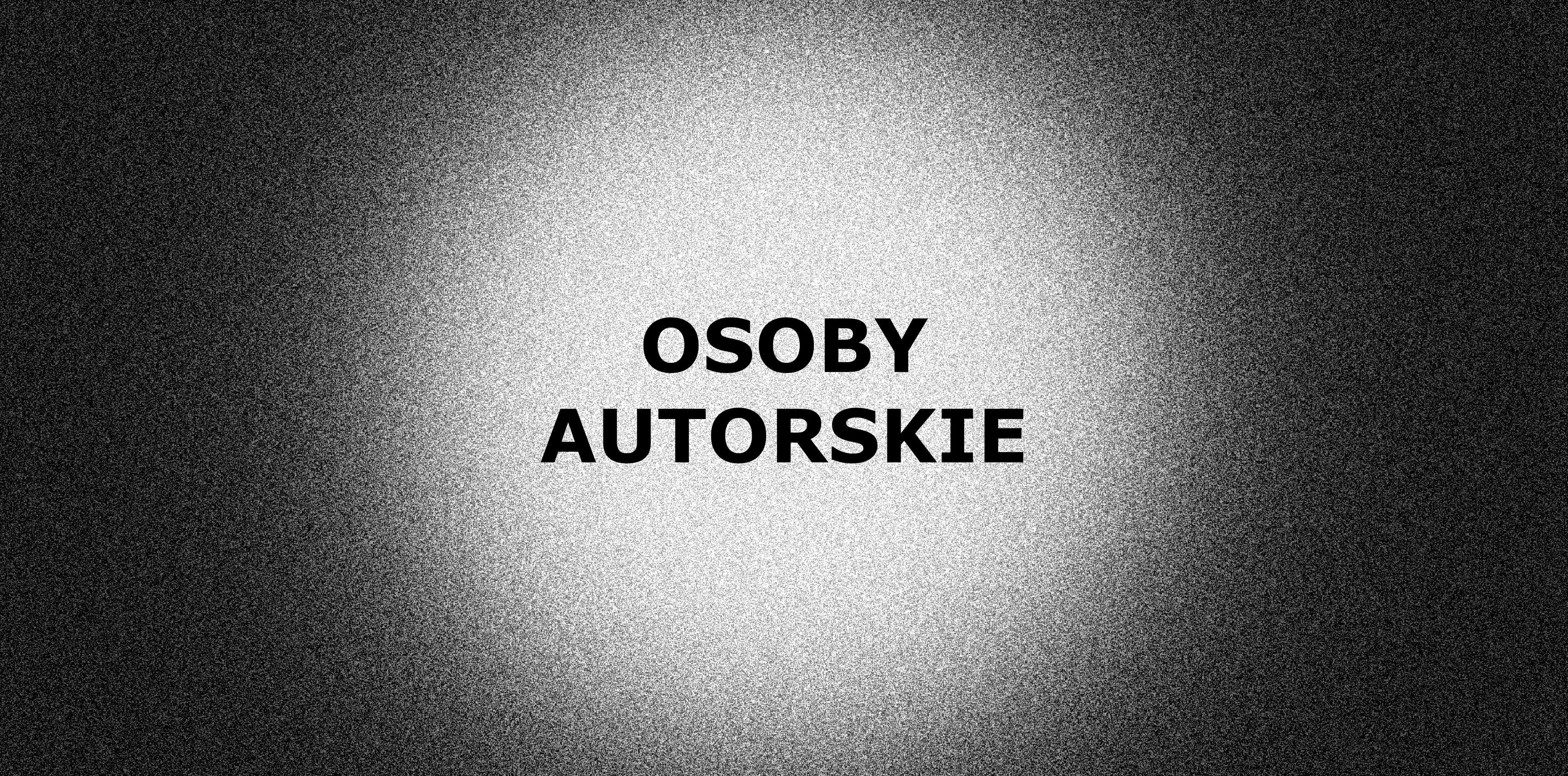 Osoby autorskie